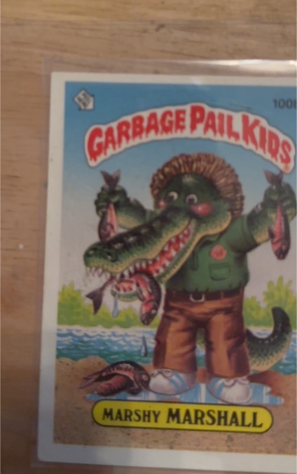 1986 Topps Garbage Pail Kids Series 3 #100b Marshy Marshall — front