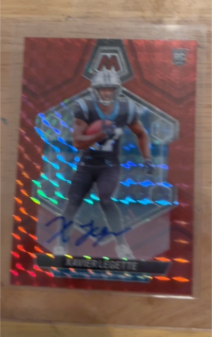 2024 Panini Mosaic #332 Xavier Legette Rookie Auto — front