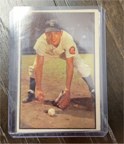 1953 Bowman Color #118 Billy Martin — front