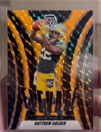 2025 Panini Mosaic #3 Matthew Golden Elevate — front