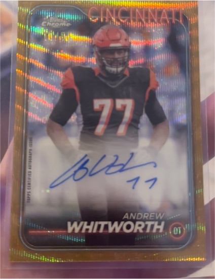 2024 Topps Chrome #01 Andrew Whitworth — front