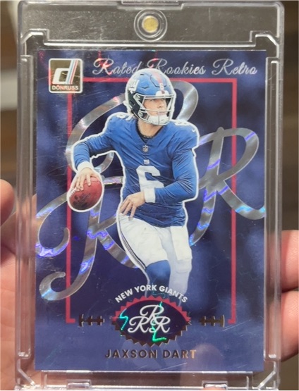 2025 Donruss Rated Rookies Retro #1 Jaxson Dart — front