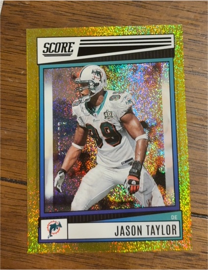 1999 Score #89 Jason Taylor — front