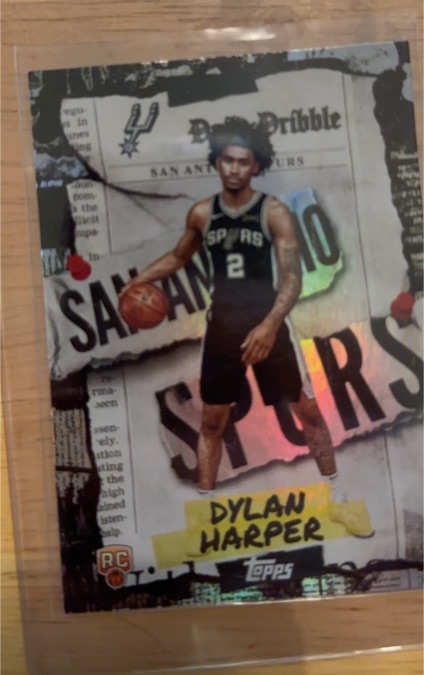 2025-26 Topps The Daily Dribble #DD-32 Dylan Harper — front