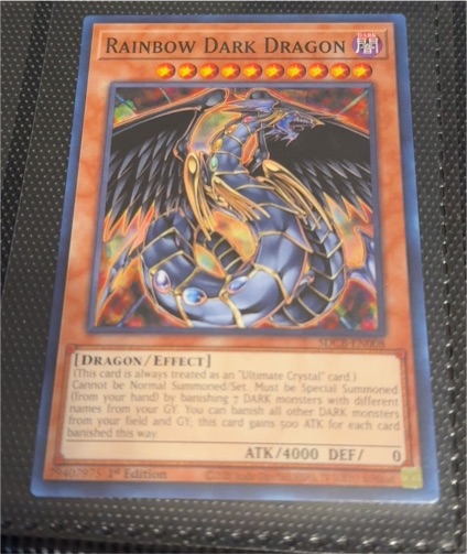 Yu-Gi-Oh! Rainbow Dark Dragon RYMP-EN099 — front