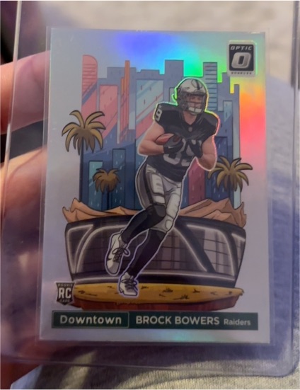 2024 Panini Donruss Optic #17 Brock Bowers Downtown Rookie — front