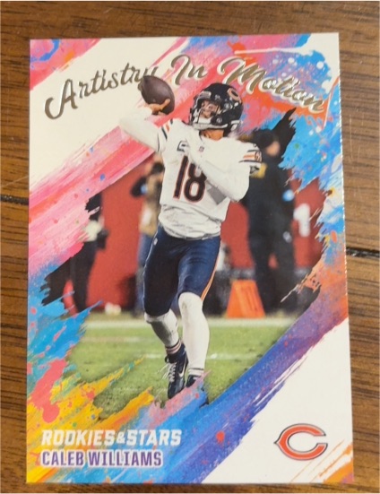 2025 Panini Rookies & Stars Artistry in Motion #5 Caleb Williams — front