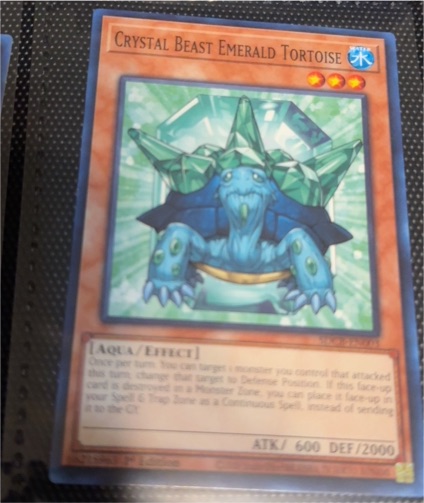 Yu-Gi-Oh! Crystal Beast Emerald Tortoise RYMP-EN042 — front