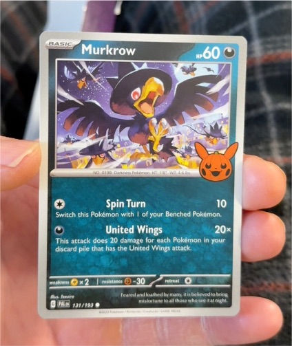 2023 Pokémon Trick or Trade #131 Murkrow — front