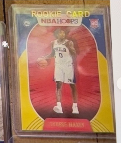2020-21 Panini NBA Hoops #207 Tyrese Maxey — front