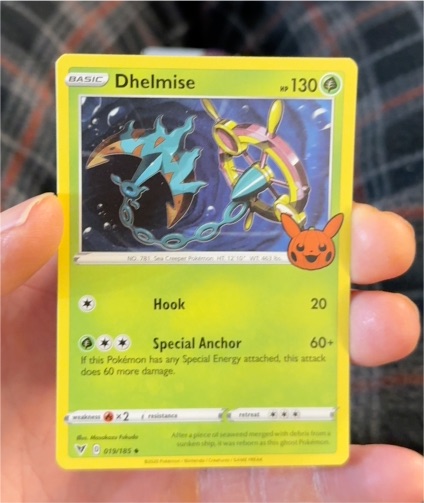 2023 Pokémon TCG Trick or Trade #019 Dhelmise — front
