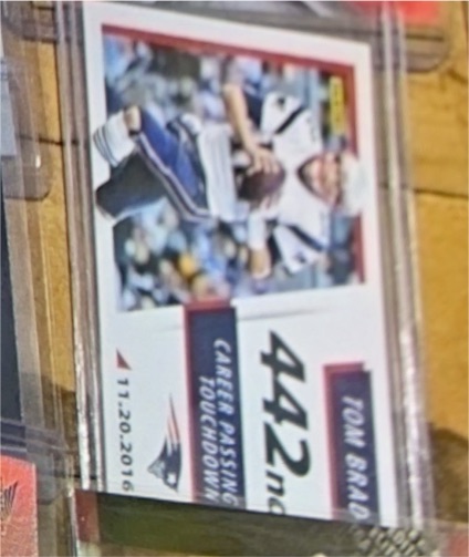 2021 Panini Score Tom Brady TD Tribute #TBT-1 — front