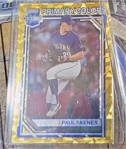 2023 Panini Elite Extra Edition Primary Colors #PC-3 Paul Skenes — front