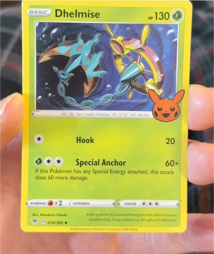 2023 Pokémon Trick or Trade #019 Dhelmise — front
