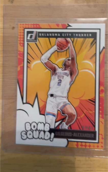 2024-25 Panini Donruss #12 Shai Gilgeous-Alexander Bomb Squad — front