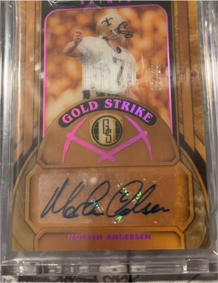 2024 Panini Gold Standard Gold Strike #GS-MAN Morten Andersen — front