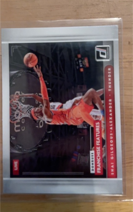 2021-22 Donruss #25 Shai Gilgeous-Alexander Franchise Features — front