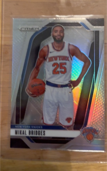 2024-25 Panini Prizm #15 Mikal Bridges — front