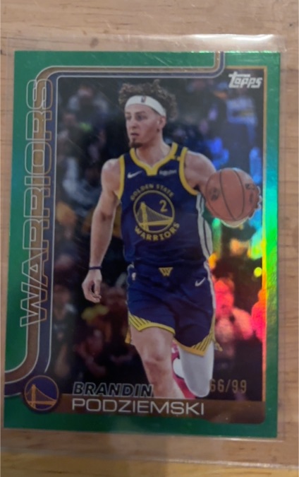 2025-26 Topps #141 Brandin Podziemski — front