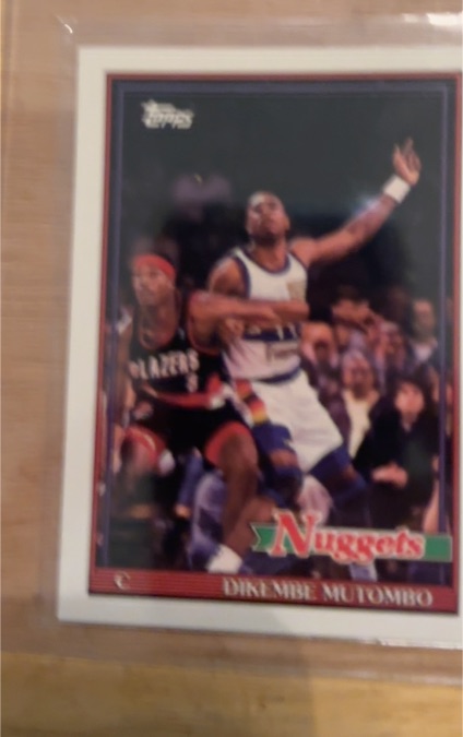 1992-93 Topps Archives #146 Dikembe Mutombo — front