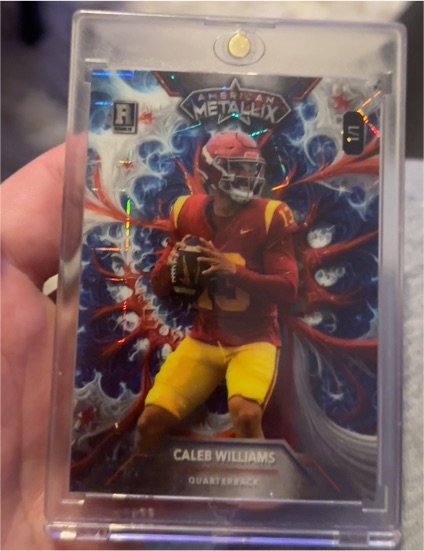 2023 Wild Card American Metallix #1 Caleb Williams — front