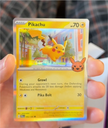 2023 Pokémon TCG Trick or Trade #062 Pikachu — front