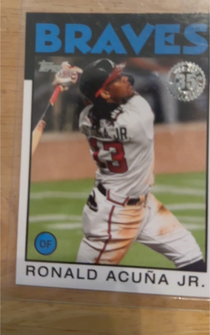2021 Topps 35th Anniversary #35 Ronald Acuña Jr. — front
