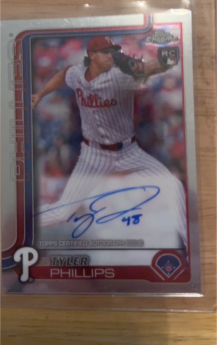 2025 Topps Chrome #RA-TP Tyler Phillips — front