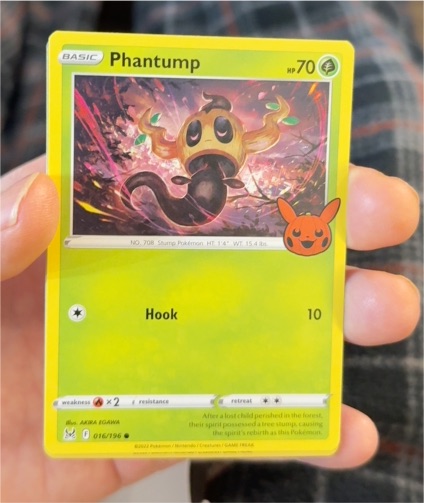 2023 Pokémon Trick or Trade #16 Phantump — front