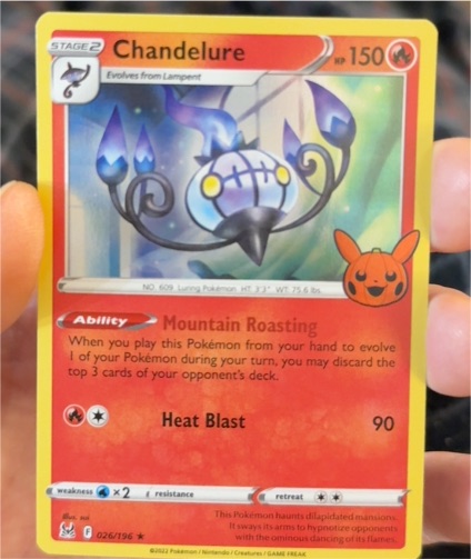 2023 Pokémon Trick or Trade #026 Chandelure — front