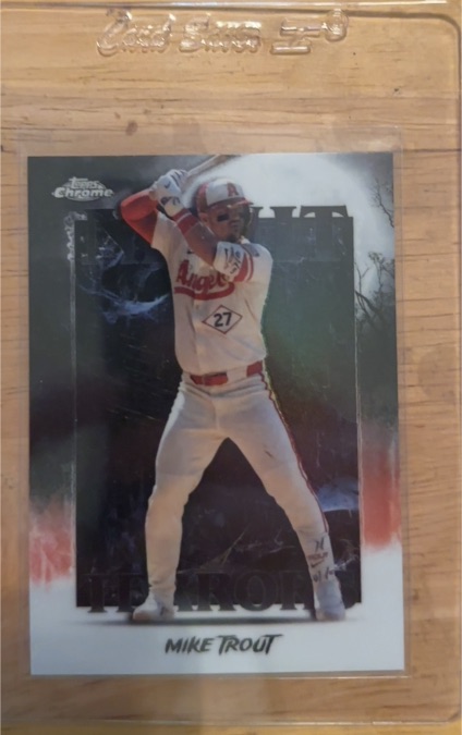 2025 Topps Chrome Update Series #NT-10 Mike Trout — front