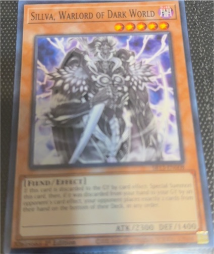 Yu-Gi-Oh! SDGU-EN012 Sillva, Warlord of Dark World — front
