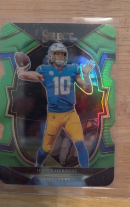 2022 Panini Select #14 Justin Herbert — front