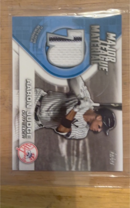 2021 Topps Major League Material Relics #MLM-AJ Aaron Judge — front