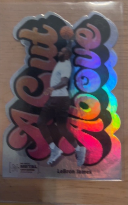 2021 Skybox Metal Universe Champions A Cut Above #ACA-20 LeBron James — front