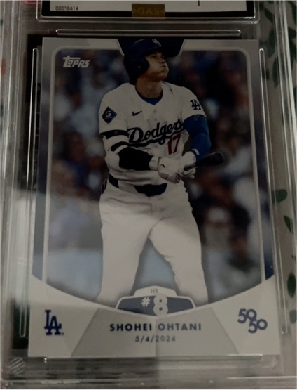2024 Topps 50/50 #8 Shohei Ohtani — front