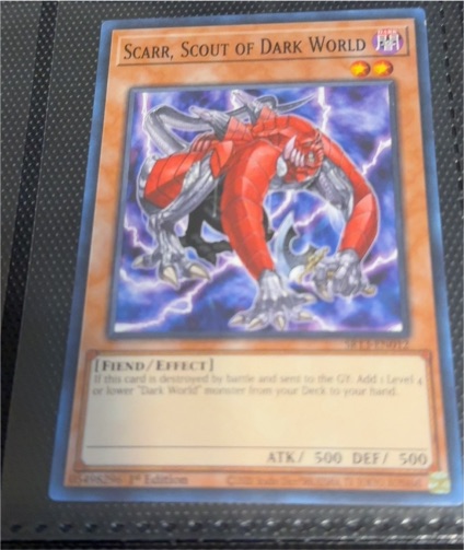 Yu-Gi-Oh! Scarr, Scout of Dark World EEN-EN025 — front