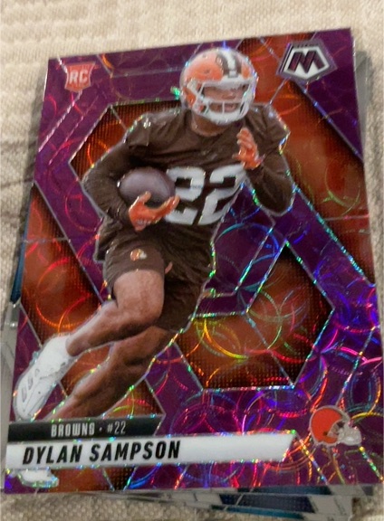 2025 Panini Mosaic #355 Dylan Sampson — front