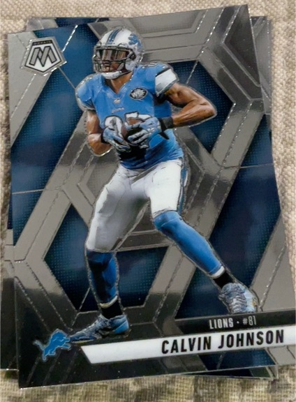 2025 Panini Mosaic #90 Calvin Johnson — front
