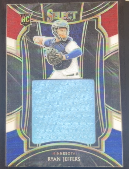 2021 Panini Select Rookie Jumbo Swatch Relic Ryan Jeffers — front