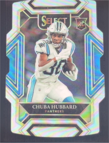 2021 Panini Select #276 Chuba Hubbard — front