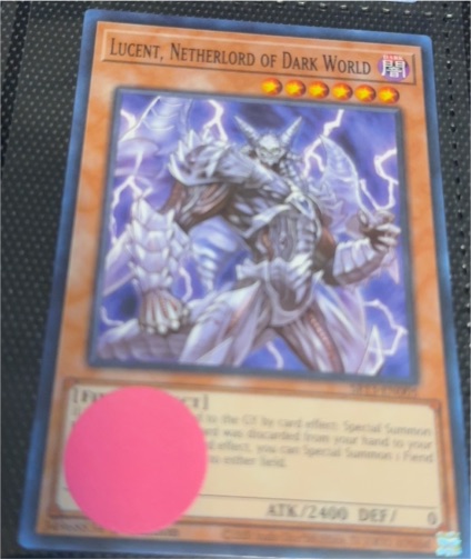Yu-Gi-Oh! SOVR-EN096 Lucent, Netherlord of Dark World — front