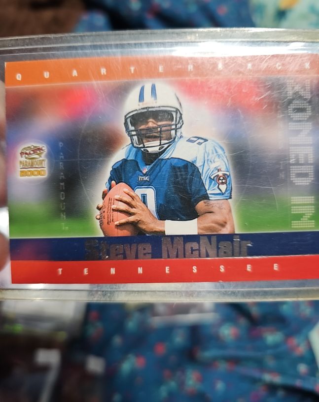 2000 Pacific Paramount Zoned In #34 Steve McNair — front