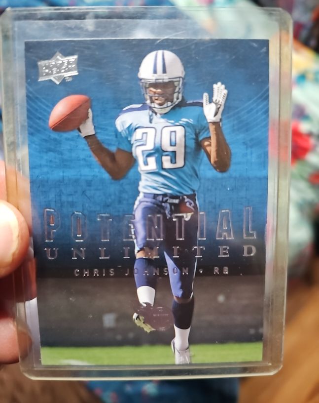 2008 Upper Deck Potential Unlimited #PU32 Chris Johnson — front