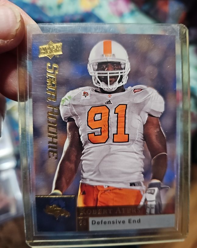 2009 Upper Deck Football Star Rookie #245 Robert Ayers — front