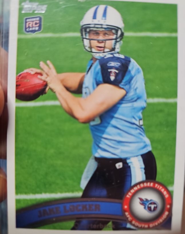 2011 Topps #430 Jake Locker — front