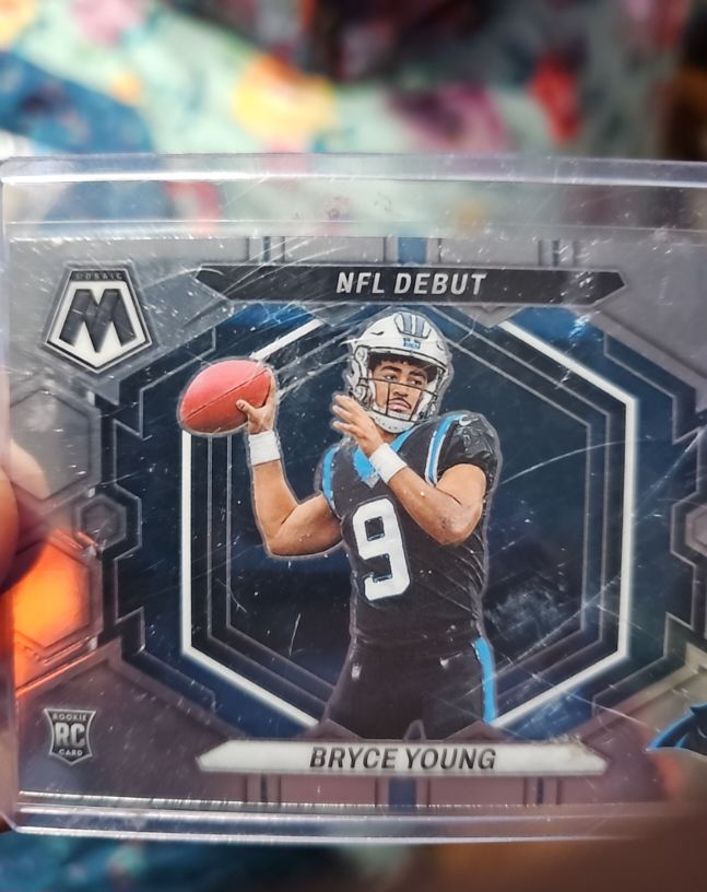2023 Panini Mosaic #ND-2 Bryce Young NFL Debut Rookie Card — front
