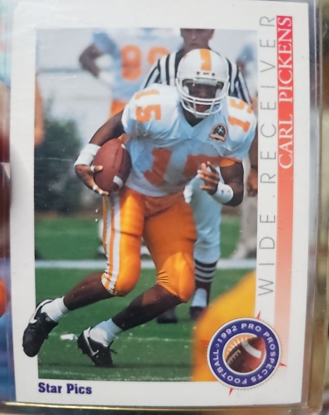 1992 Star Pics #60 Carl Pickens — front