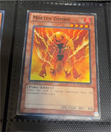 2004 Yu-Gi-Oh! SDOK-EN015 Molten Zombie — front