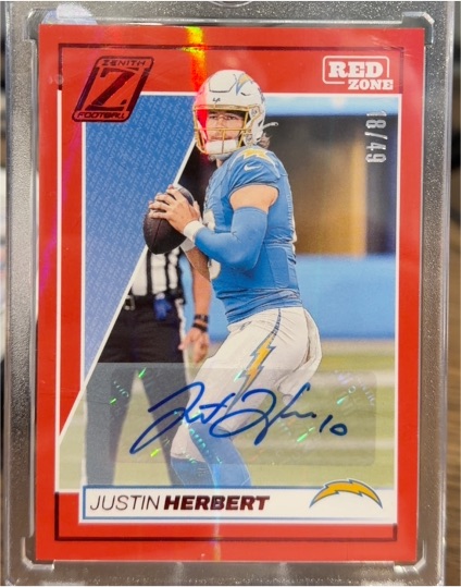 2024 Panini Zenith #54 Justin Herbert — front